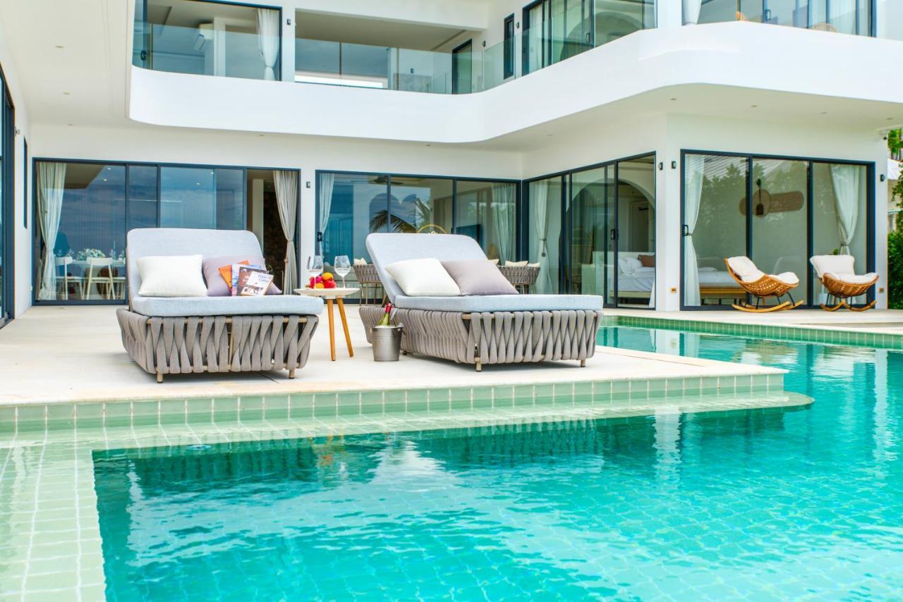 Villa 5house:a Luxury Beachfront On Samui 滨海5卧室别墅 *