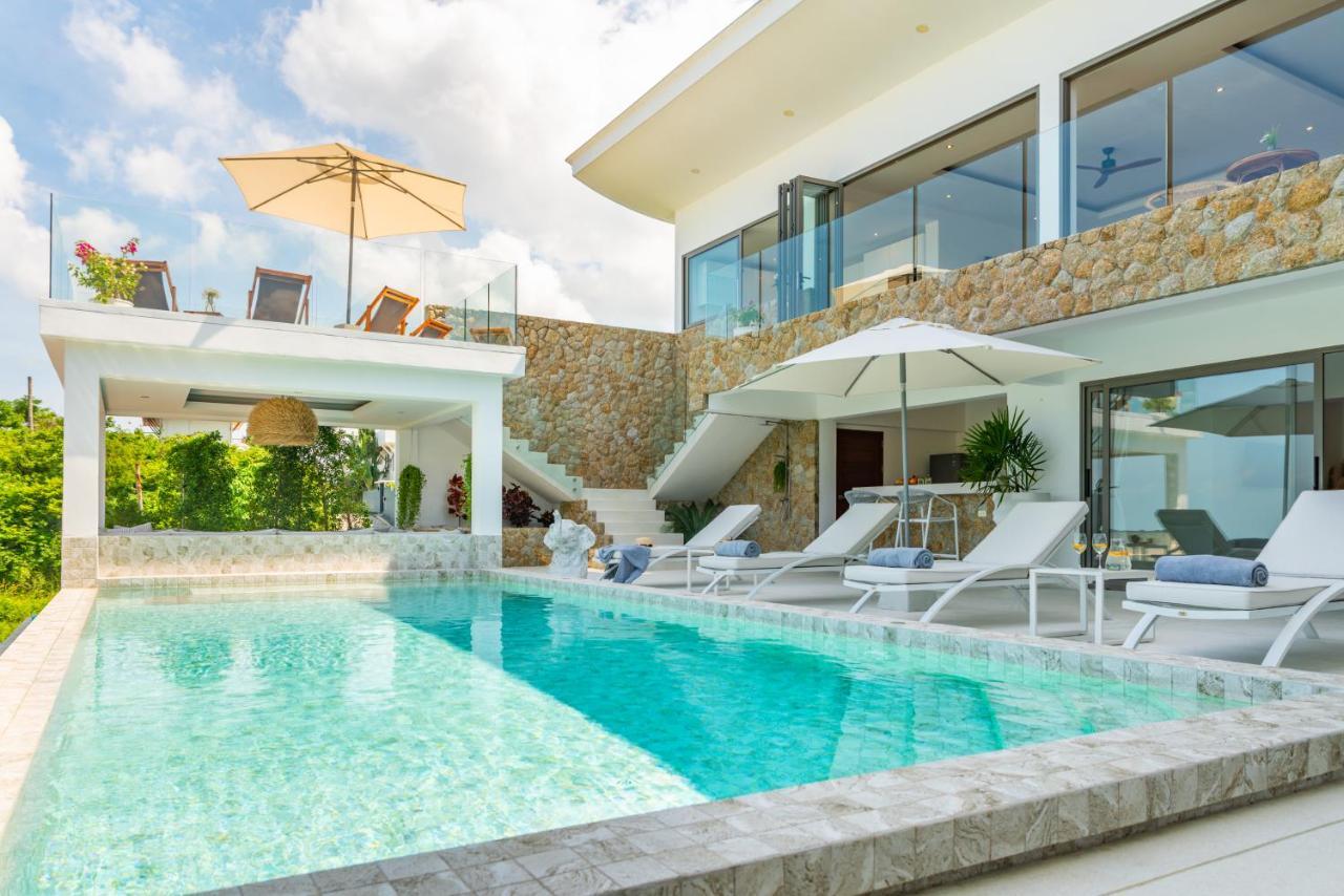 Luxury 5 Bedroom Oceanview In Bophut With Staff Villa *