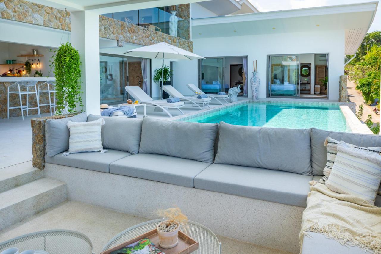 Luxury 5 Bedroom Oceanview In Bophut With Staff Villa *