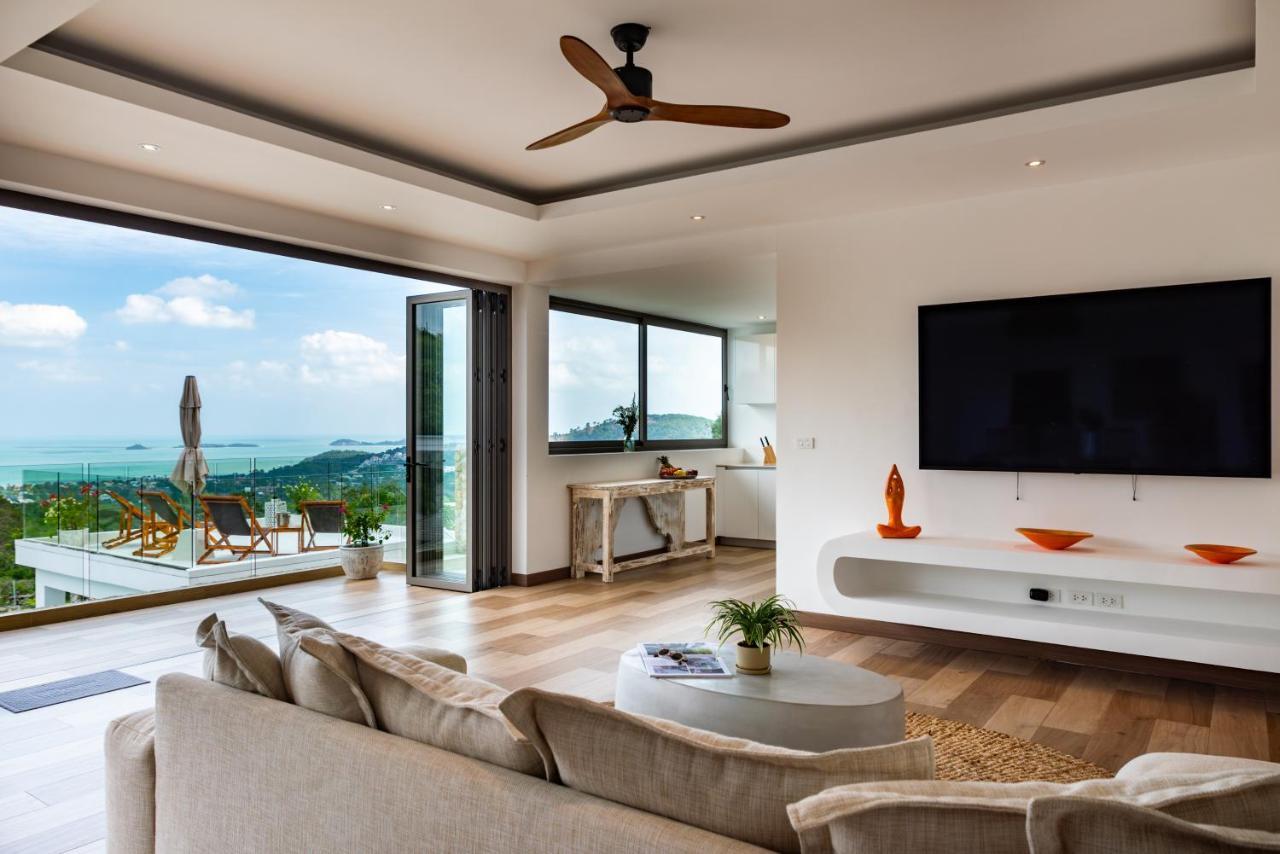 Luxury 5 Bedroom Oceanview In Bophut With Staff