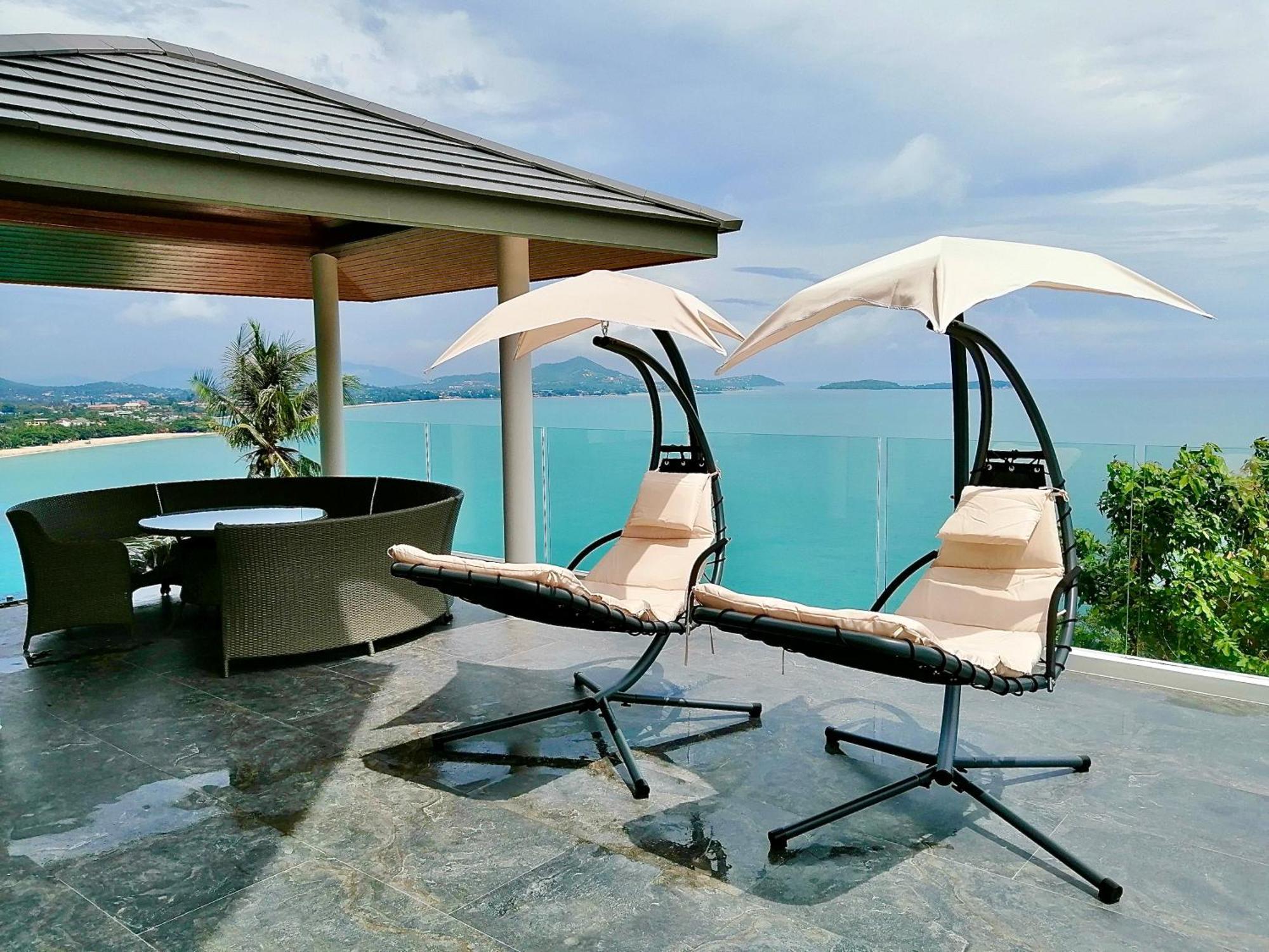 观景台海景別墅golden Coconut 接送服务 Villa Koh Samui