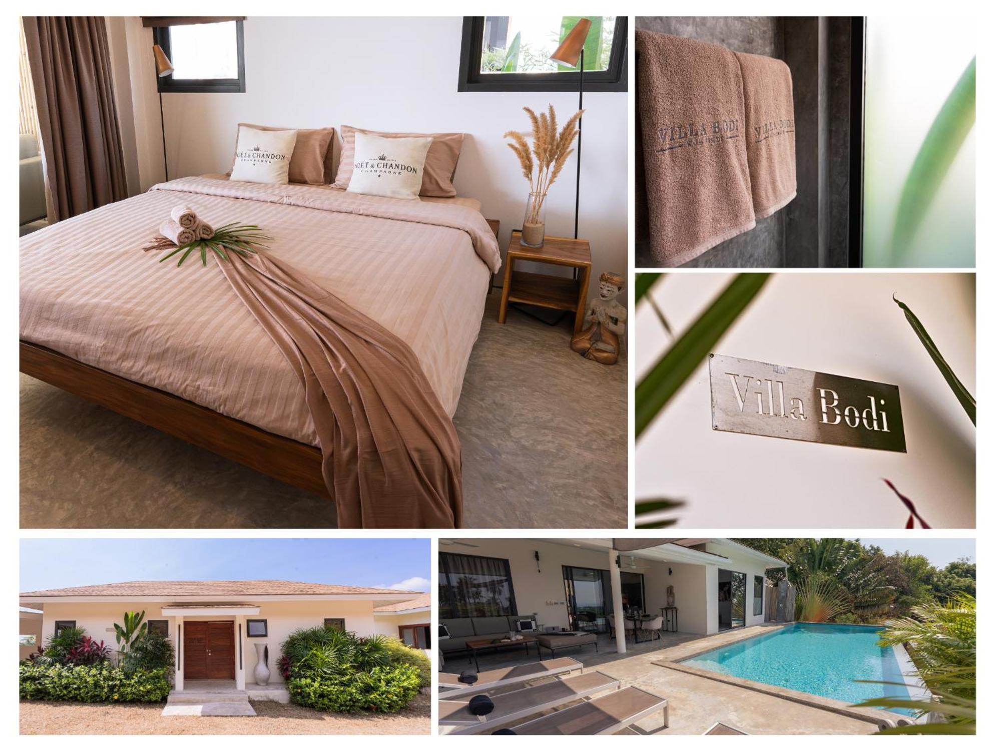 Bodi ,seaview, Lamai 3 Bedroom Villa *