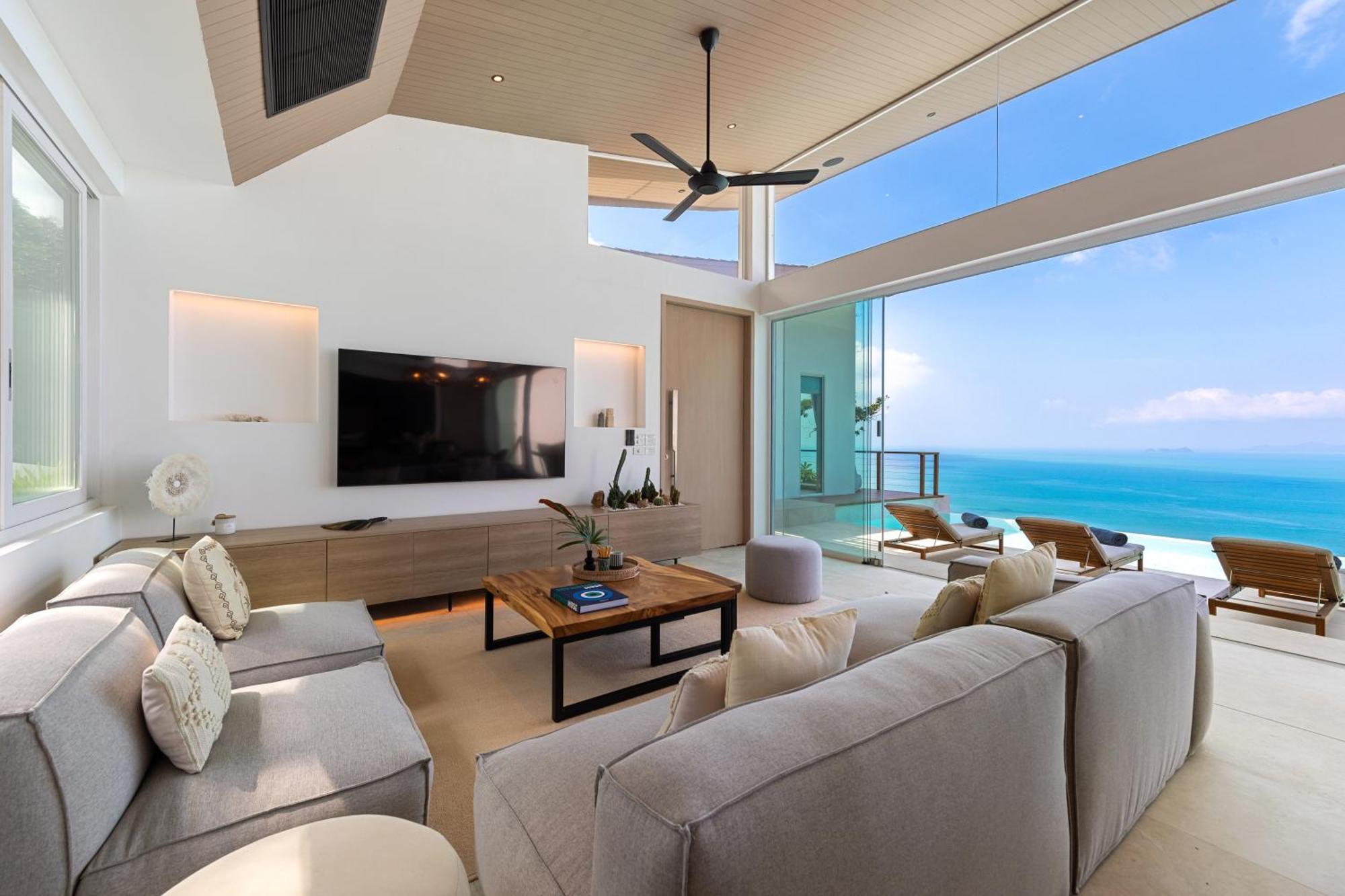 Elegant And Tropical Seaview Villa Mae Nam