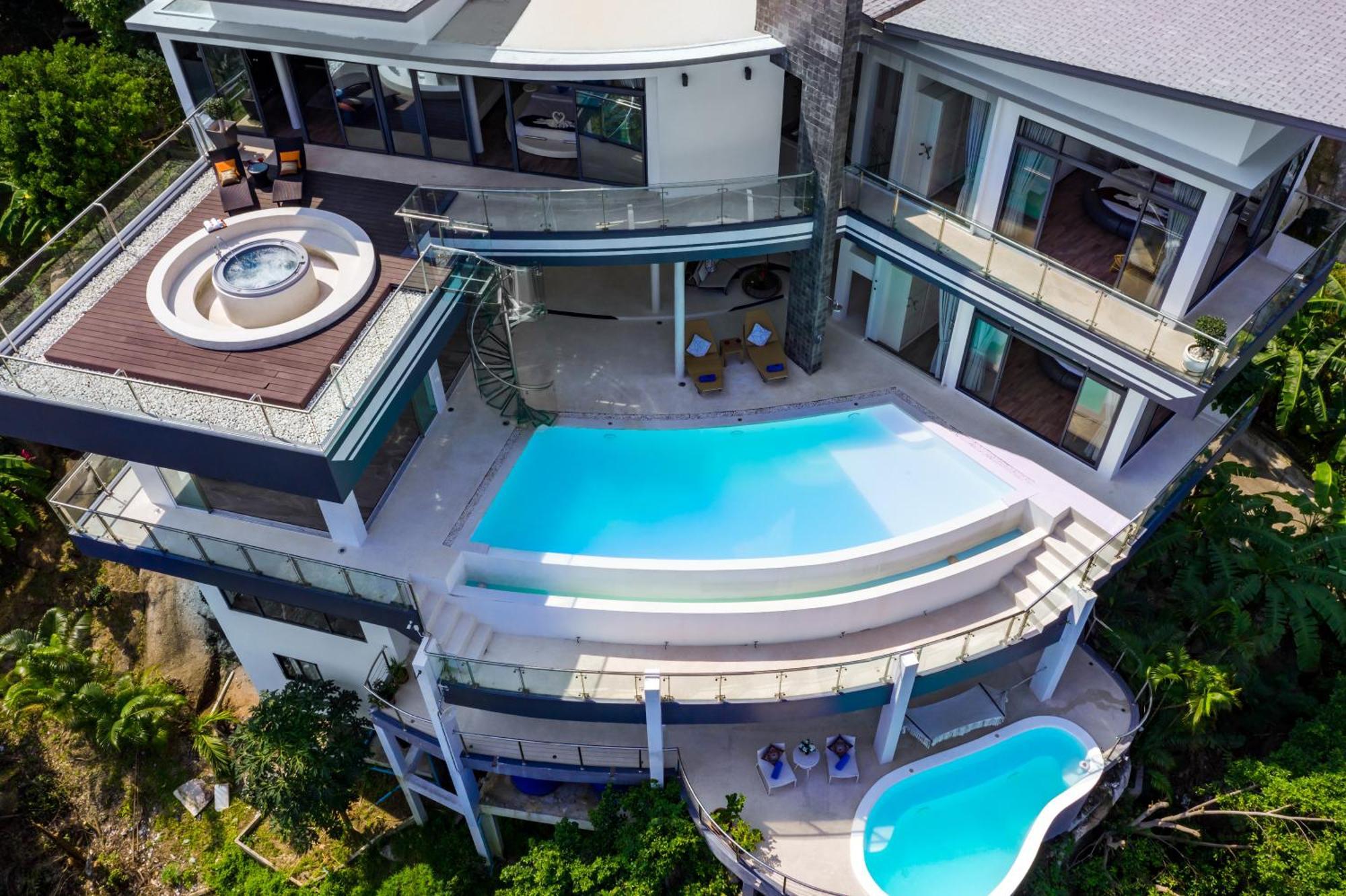 Seawadee - Luxurious, Award-winning Design With Amazing Panoramic Seaview Pousada