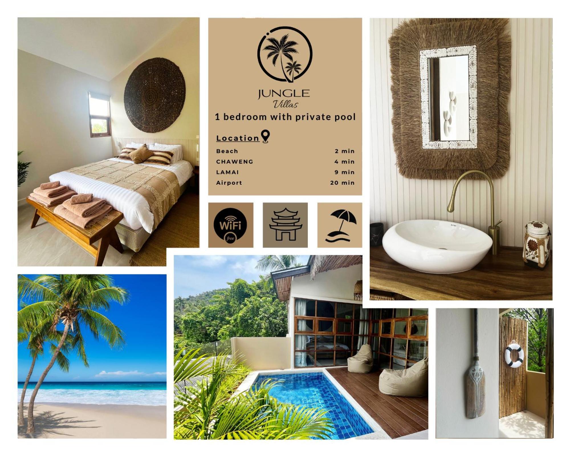 Vue Mer, Piscine Privative Jungle 16 * Chaweng (Koh Samui)