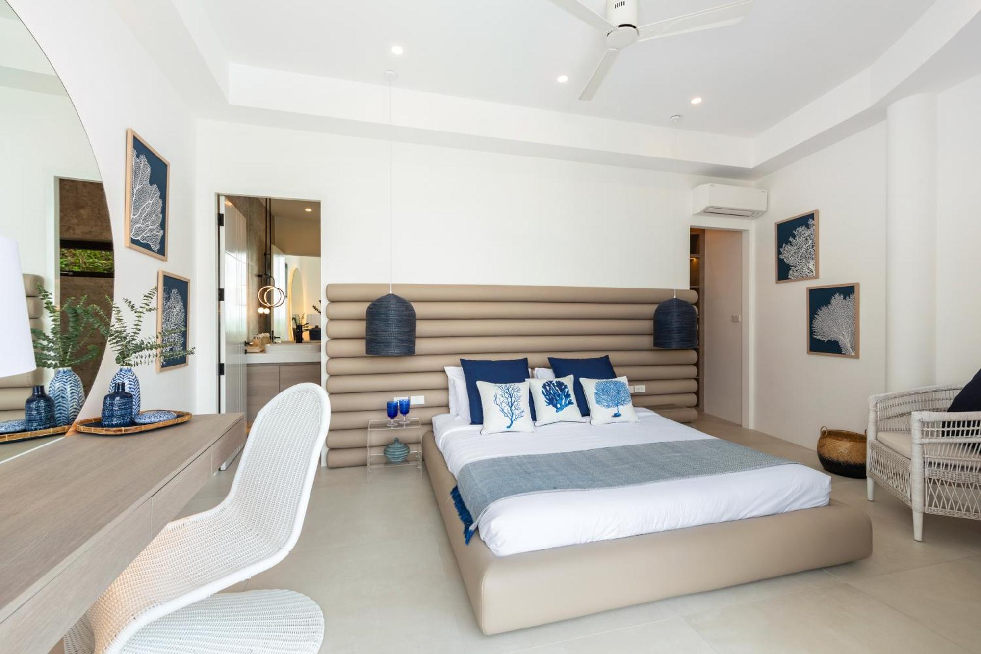 Skyline 9 - Spacious & Stylish Luxury Panoramic Seaview With Outdoor Living & Kitchen, Outdoor Cinema, Private Gym, Salt Water Pool With Jacuzzi In Plai Laem Villa *