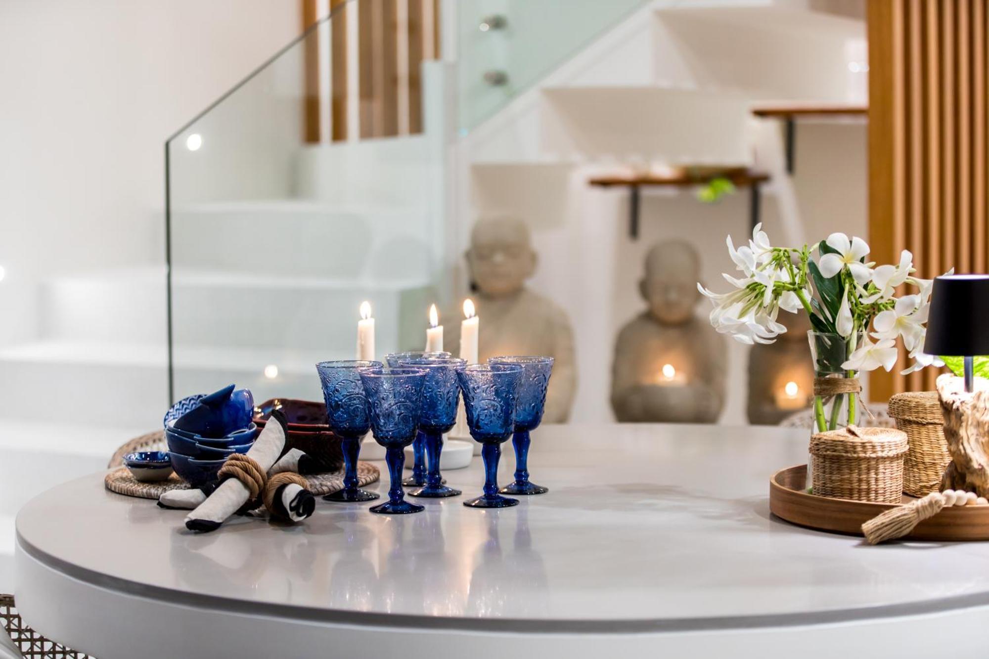 Skyline 9 - Spacious & Stylish Luxury Panoramic Seaview With Outdoor Living & Kitchen, Outdoor Cinema, Private Gym, Salt Water Pool With Jacuzzi In Plai Laem Villa *