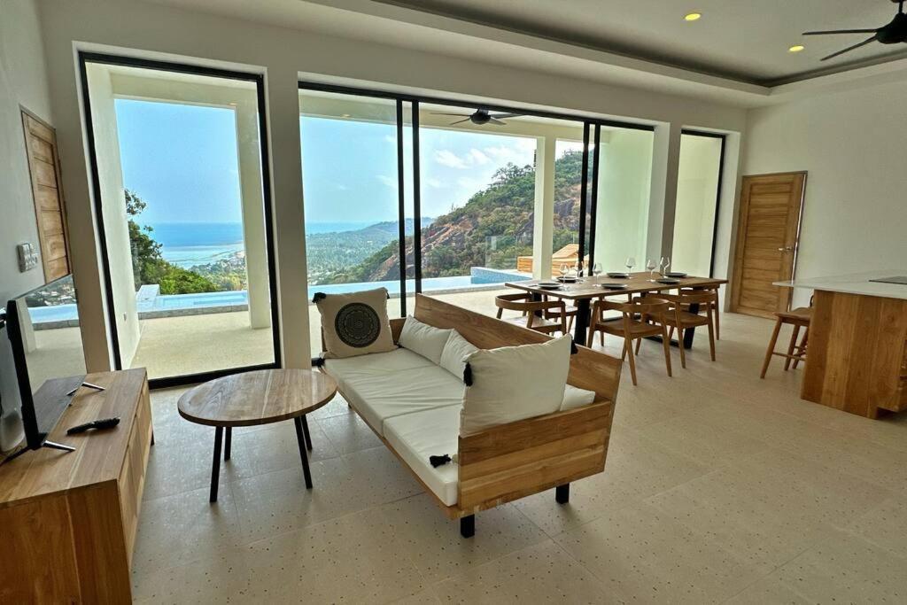 Capri Piscine Jacuzzi Vue Villa Amphoe Koksamui