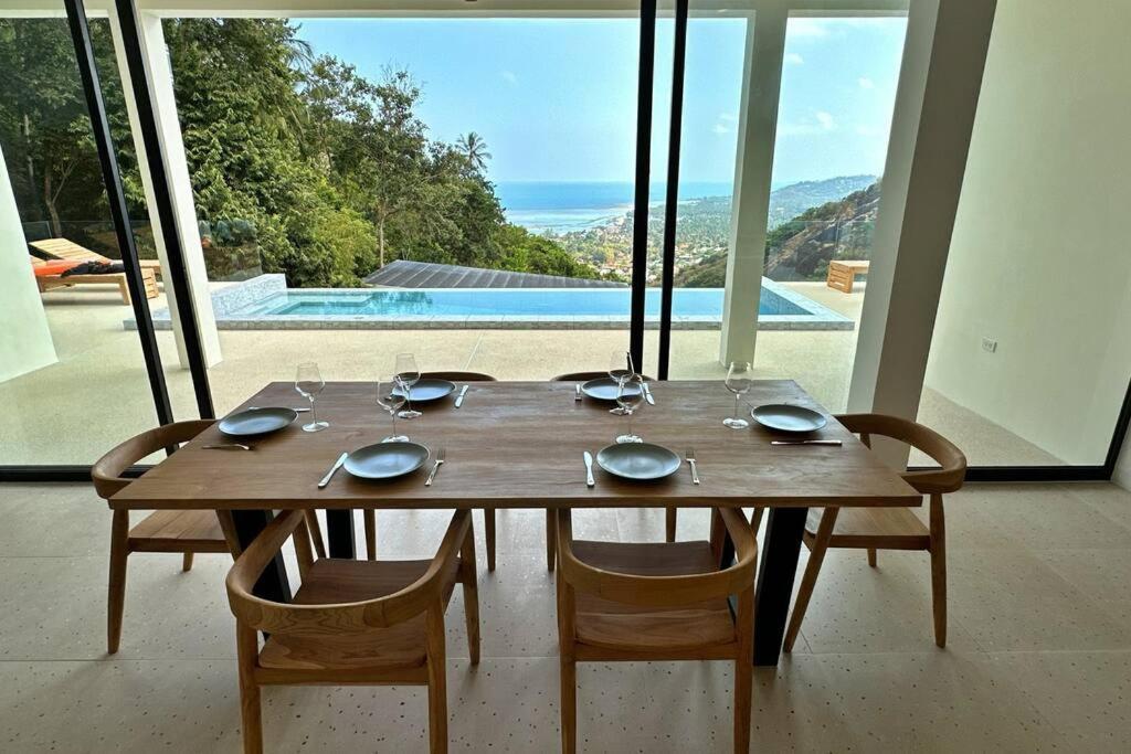 Villa Capri Piscine Jacuzzi Vue Amphoe Koksamui