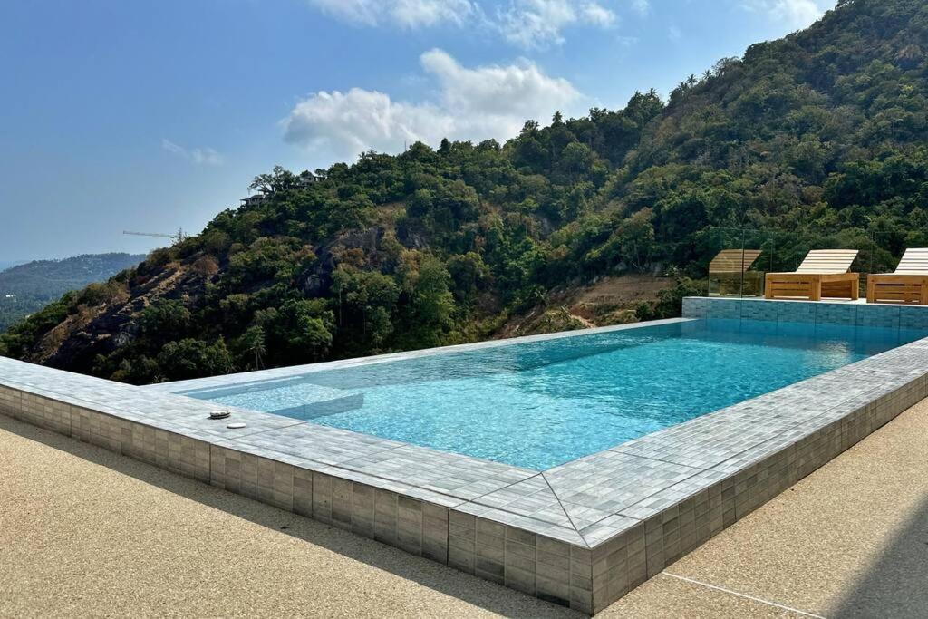 Villa Capri Piscine Jacuzzi Vue Amphoe Koksamui