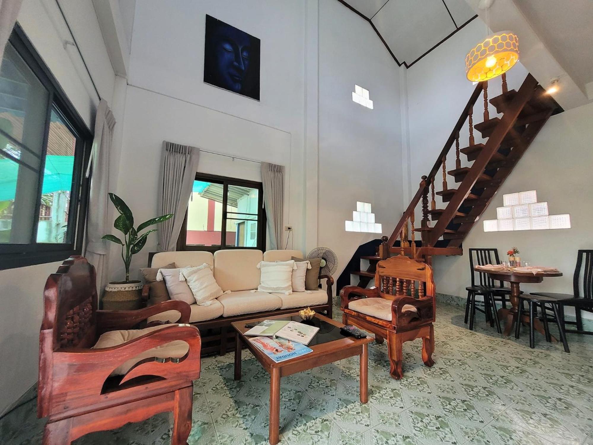 Paradise Escape Nr W/veranda, Bicycle, Wi-fi Mae Nam
