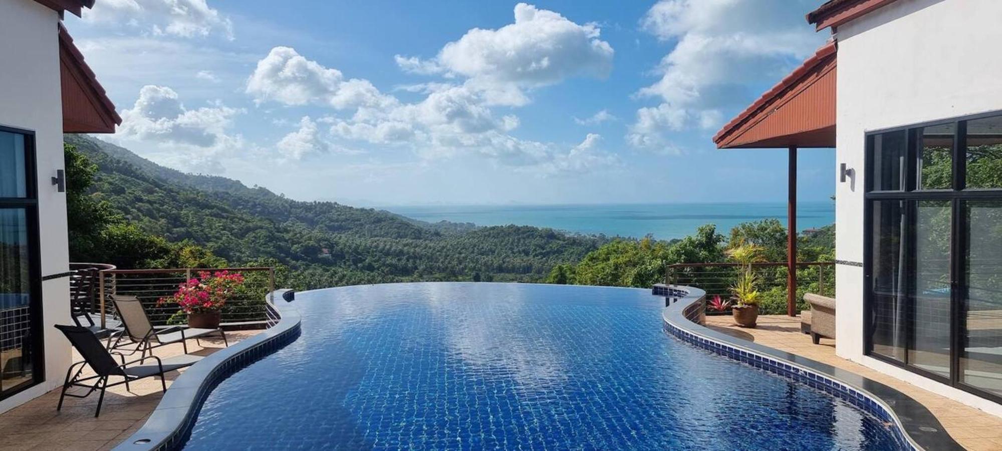 3 Bedroom Beautiful And Private Sunset Sea Views Mango Sdv153-by Samui Dream