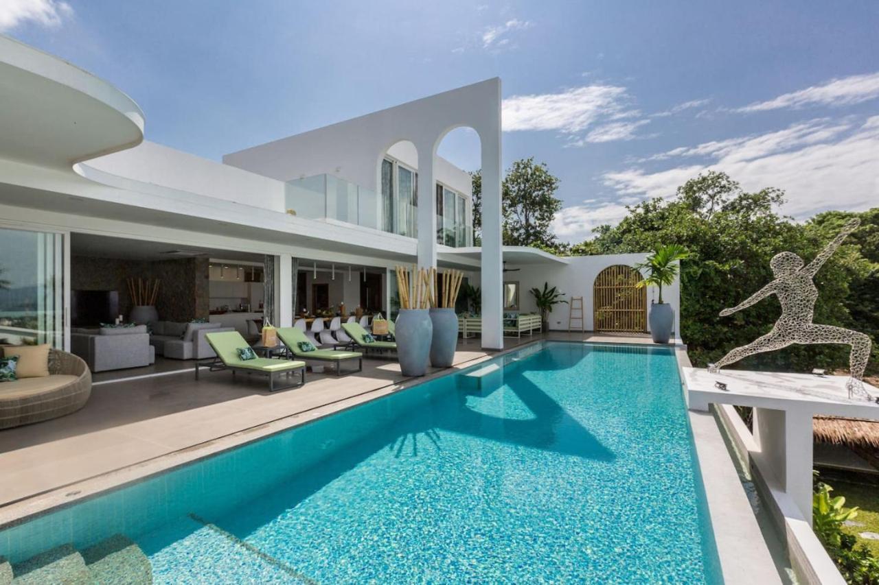 C 8br Luxury Seaview Villa, 2 Swimming Pools Koh Samui