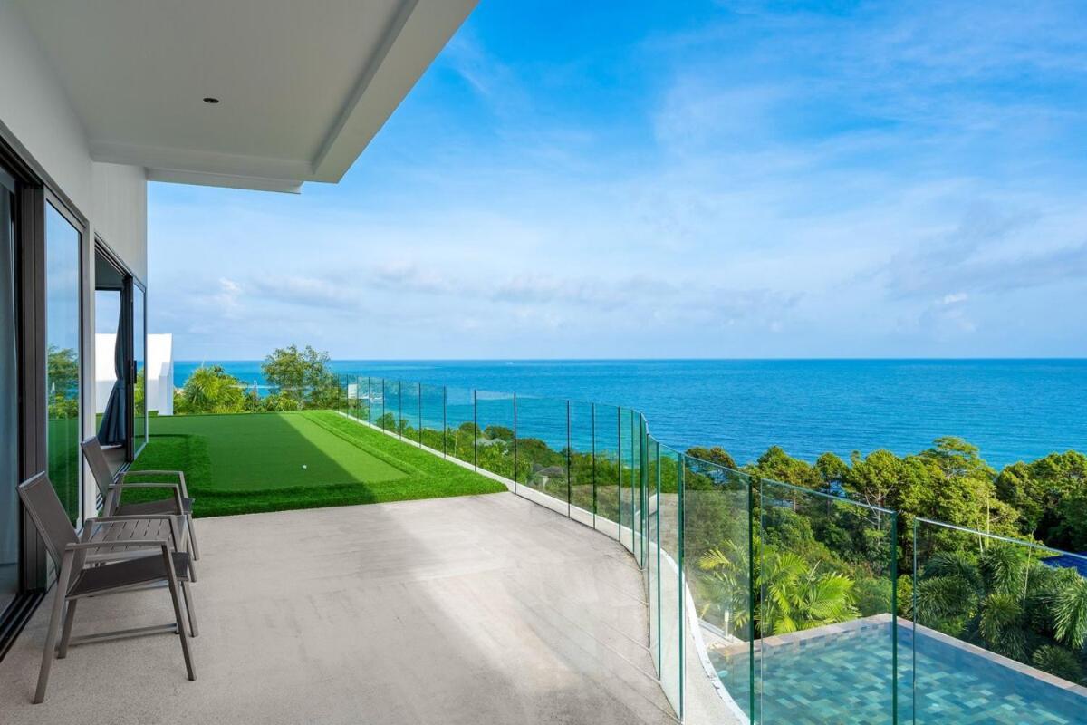 Villa Kazu - Luxury 5-bedrooms Oceanview Retreat With Cinema, Bar, Infinity Pool, Private Cook & Maid Amphoe Koksamui