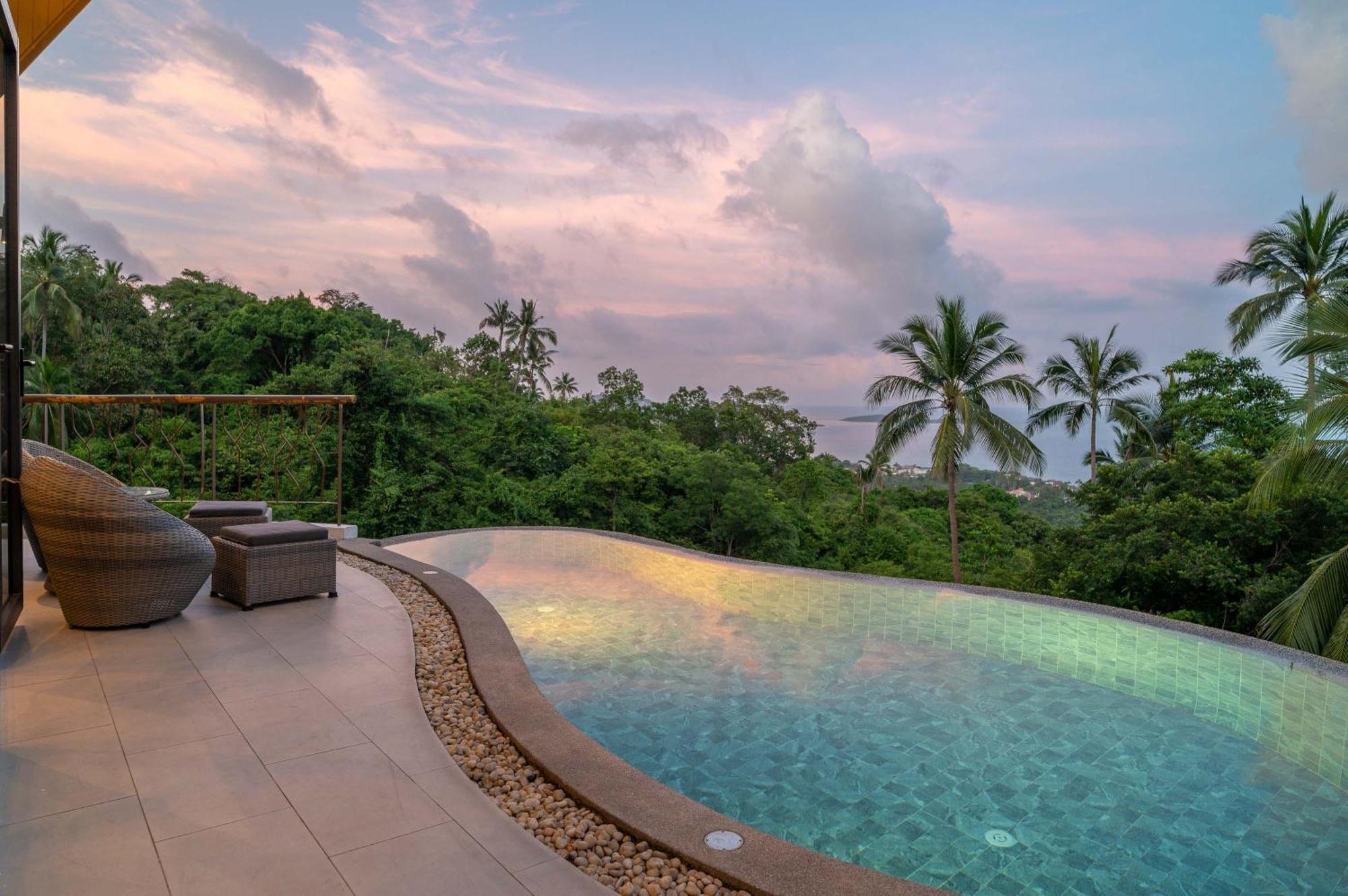 Celeste 3br - Private Infinity Pool & Seaview Villa Chaweng (Koh Samui)