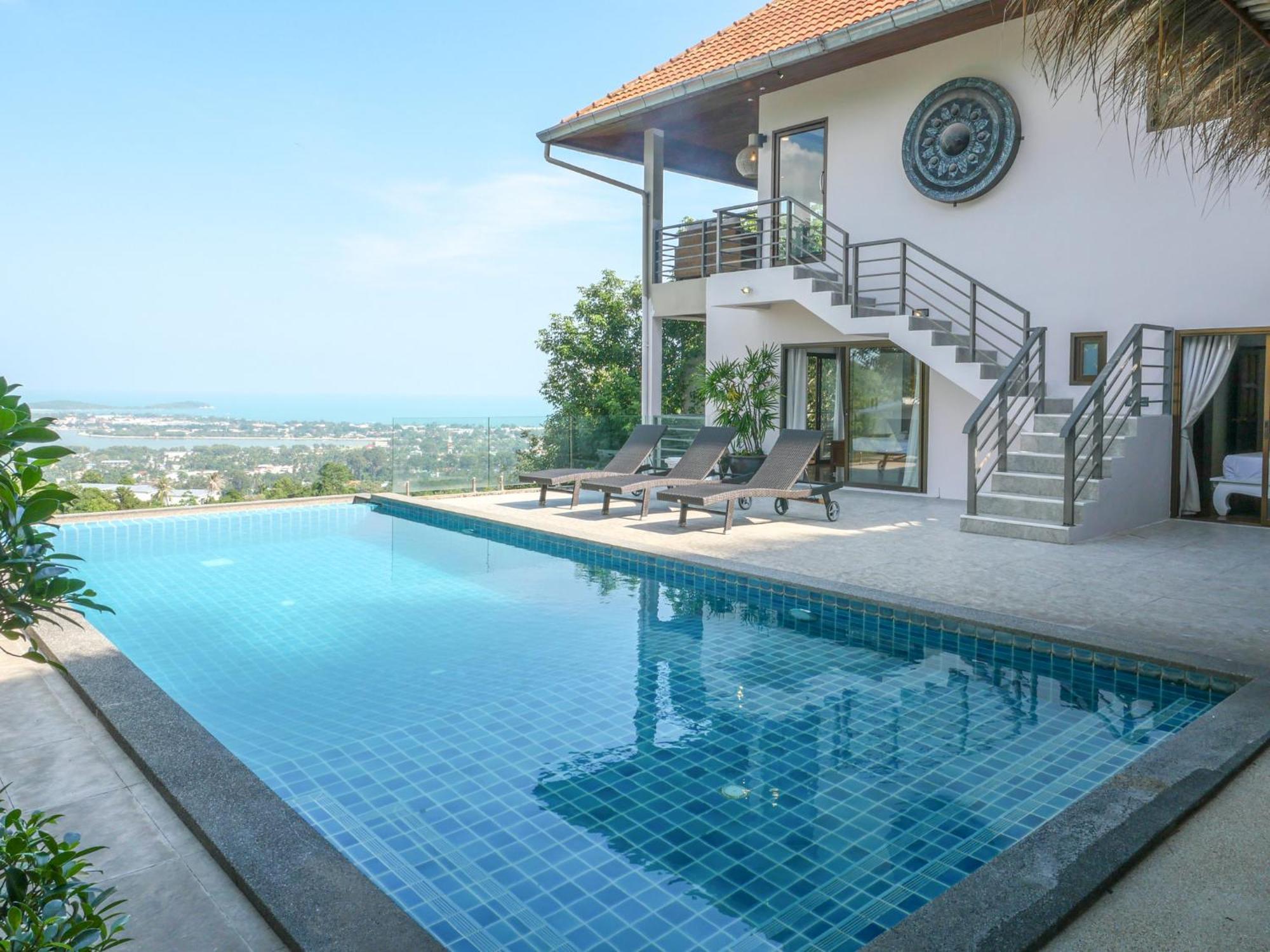 Modern Macha With Pool And & Sea View Amphoe Koksamui