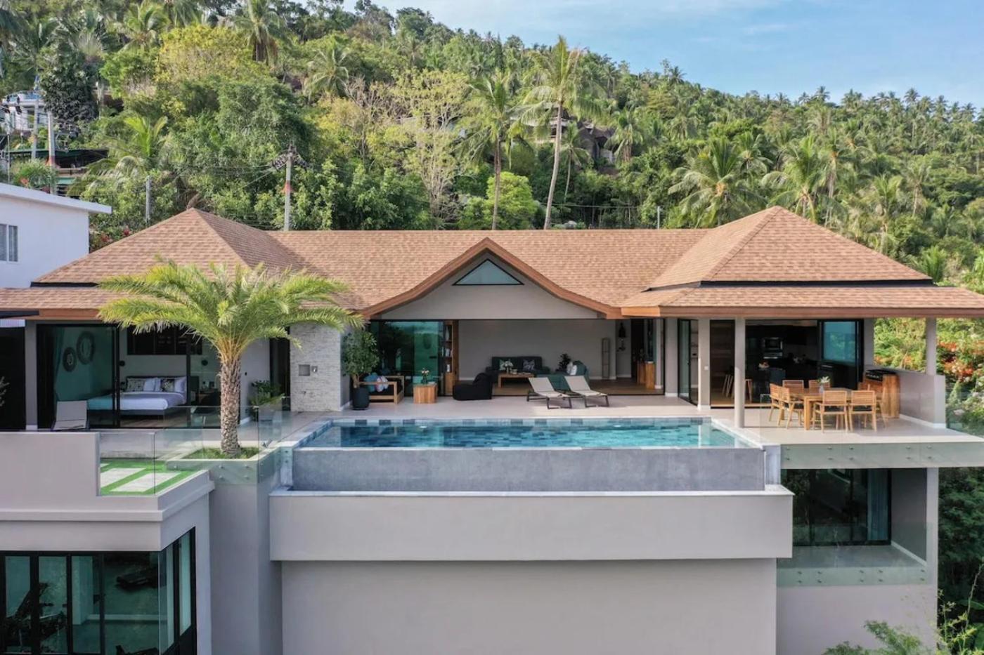 Villa Luxury Swann 4br Panorama & Pool Amphoe Koksamui