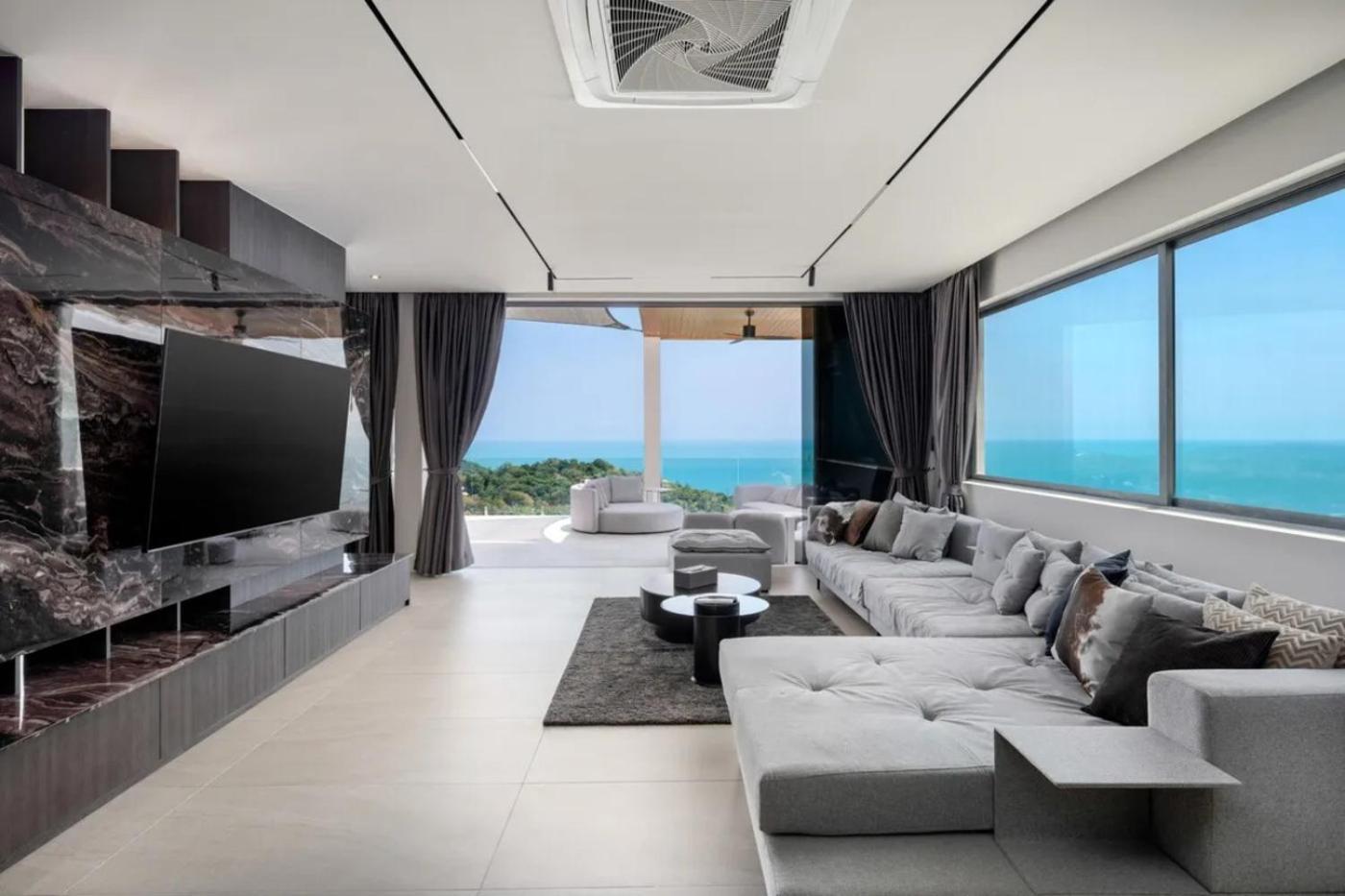 Luxurious Masaya 5br Panoramic Sea View Amphoe Koksamui
