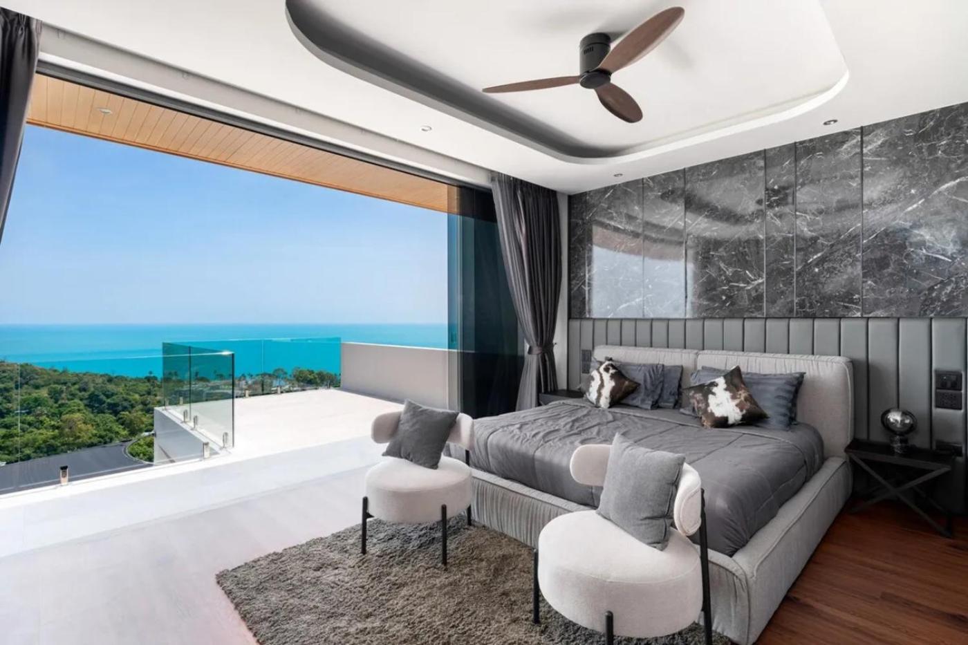 Luxurious Masaya 5br Panoramic Sea View Villa Amphoe Koksamui