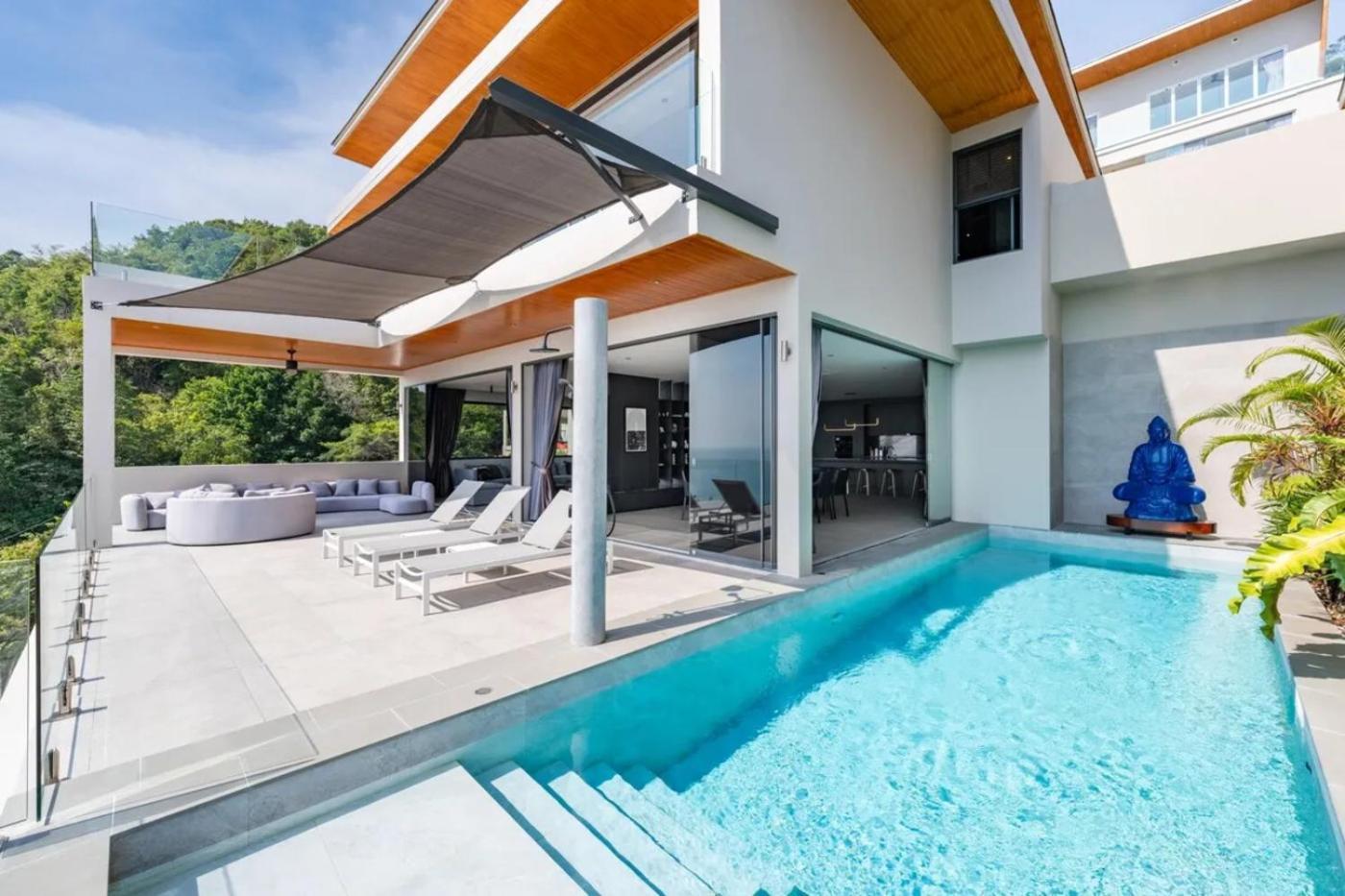 Luxurious Masaya 5br Panoramic Sea View Villa Amphoe Koksamui
