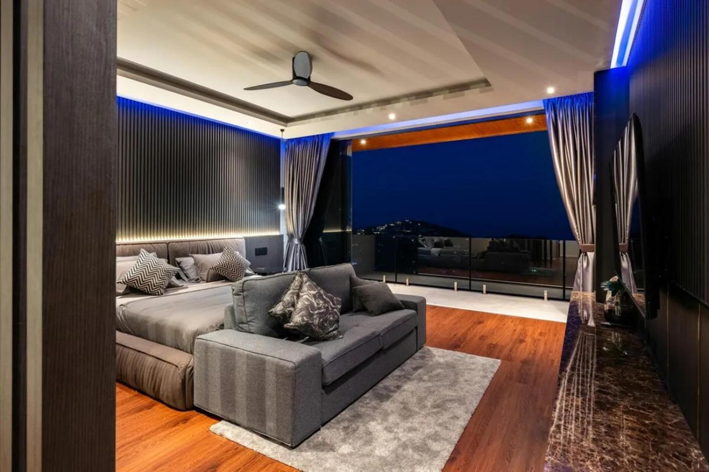 Luxurious Masaya 5br Panoramic Sea View Villa Amphoe Koksamui