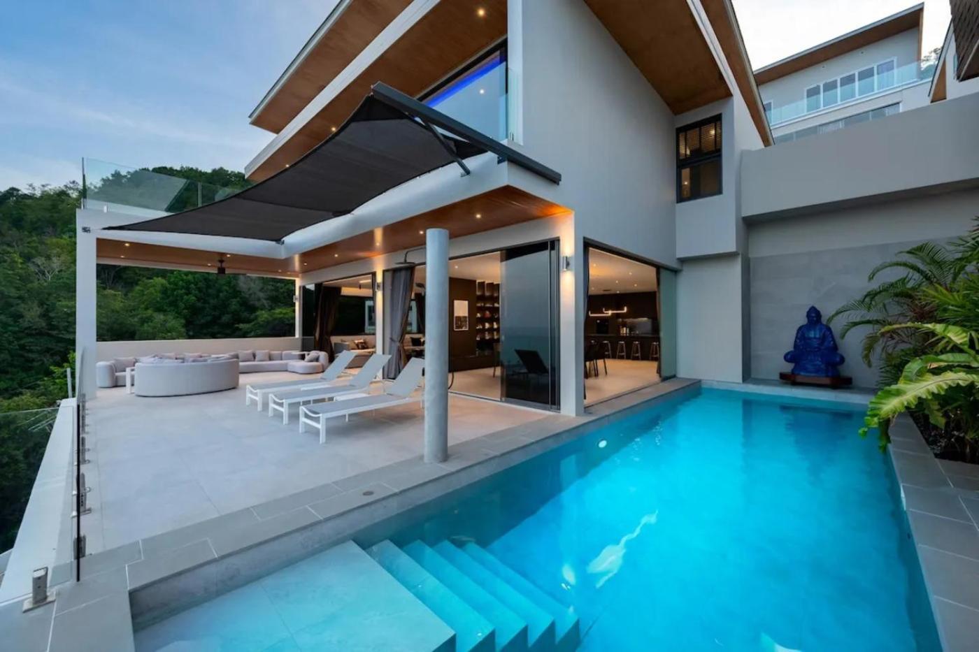 Luxurious Masaya 5br Panoramic Sea View Villa Amphoe Koksamui