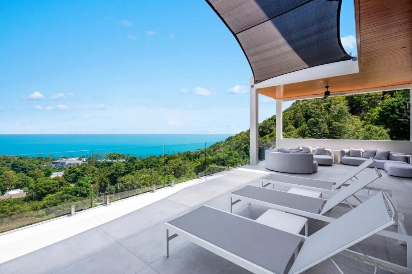 Luxurious Masaya 5br Panoramic Sea View Amphoe Koksamui