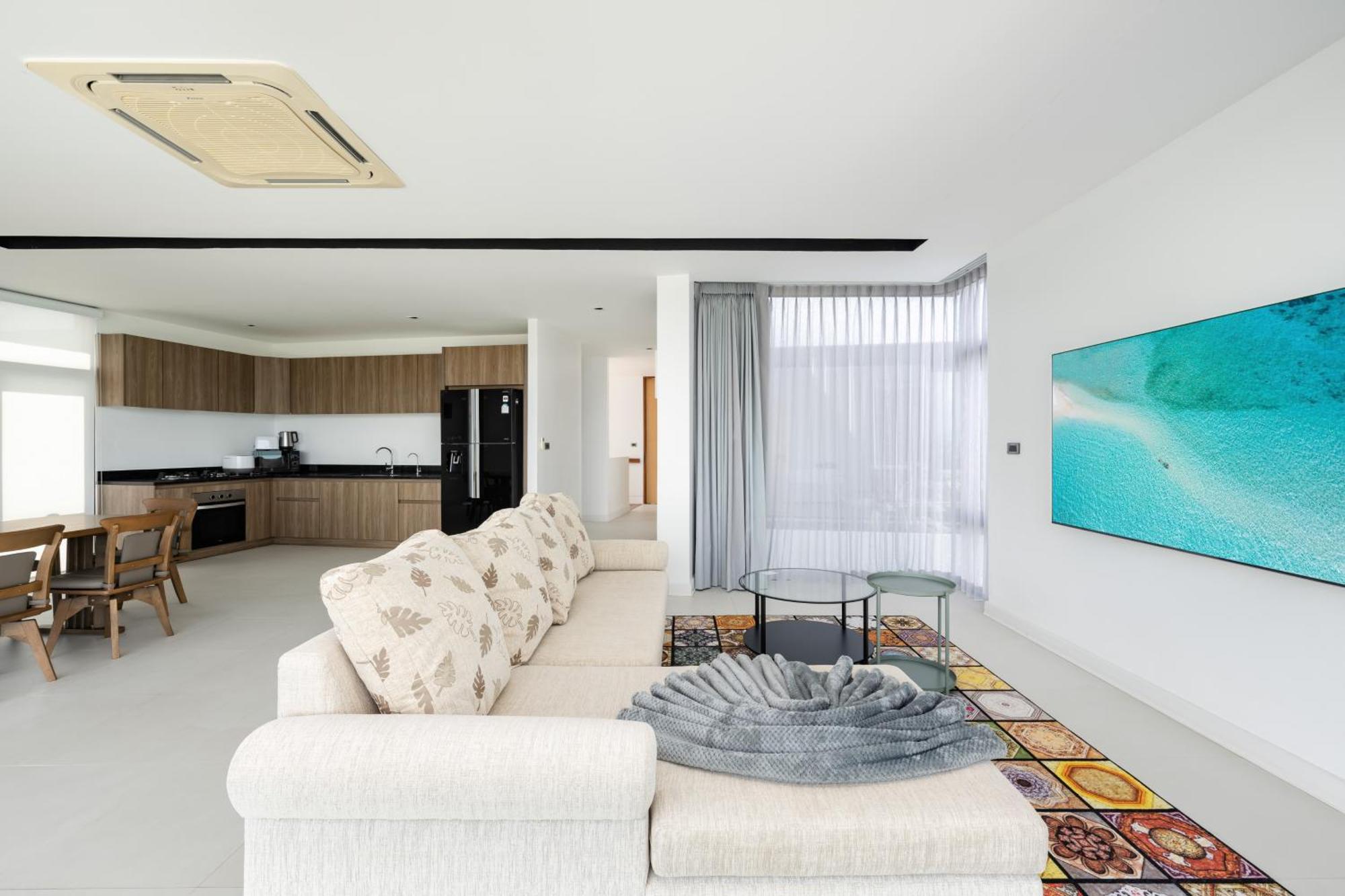 Serenity Bay, Modern 4-br Partial Sea View Villa