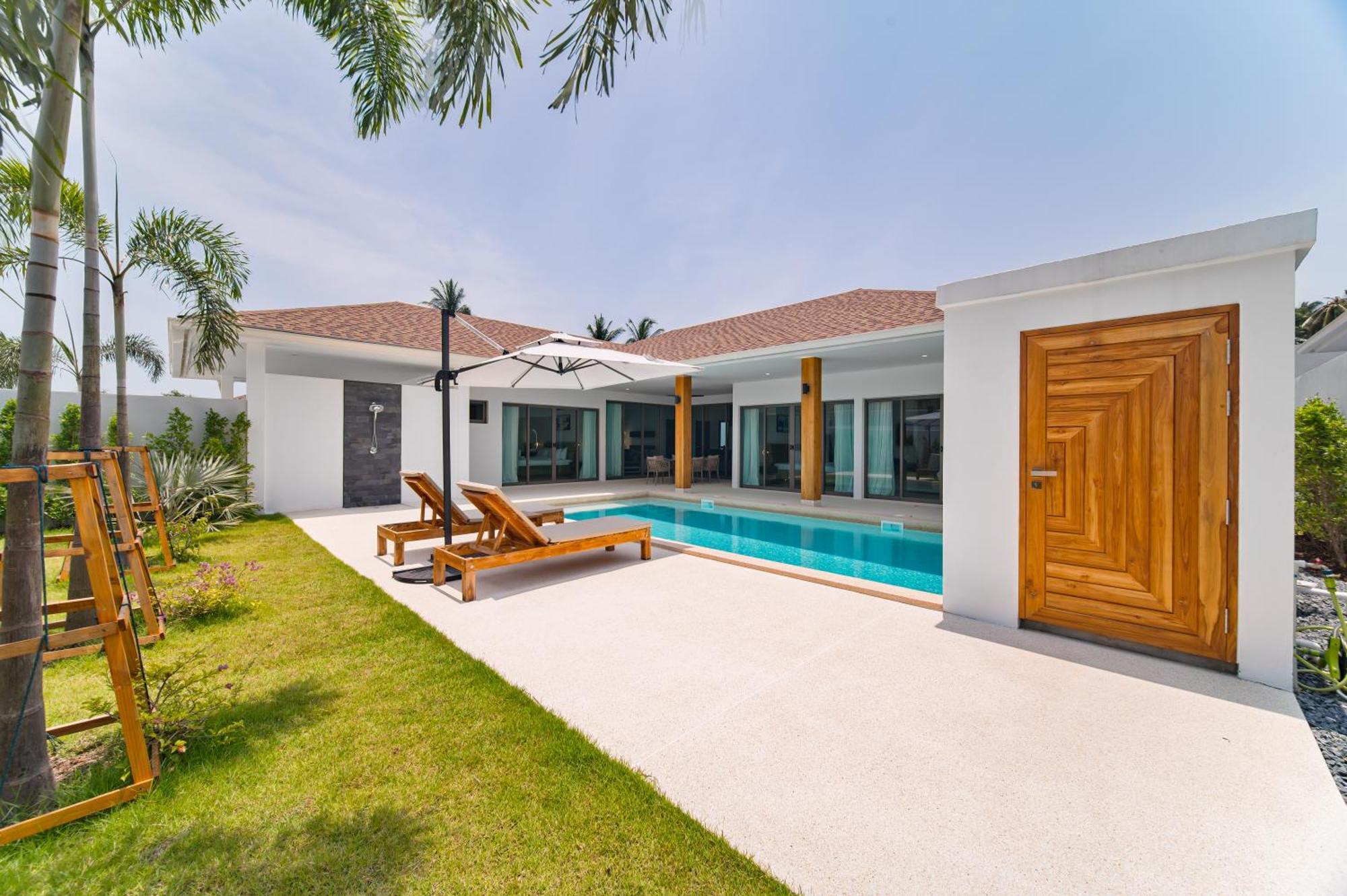 Villa New Luxury 3 Bedroom In Lamai Area , Olive