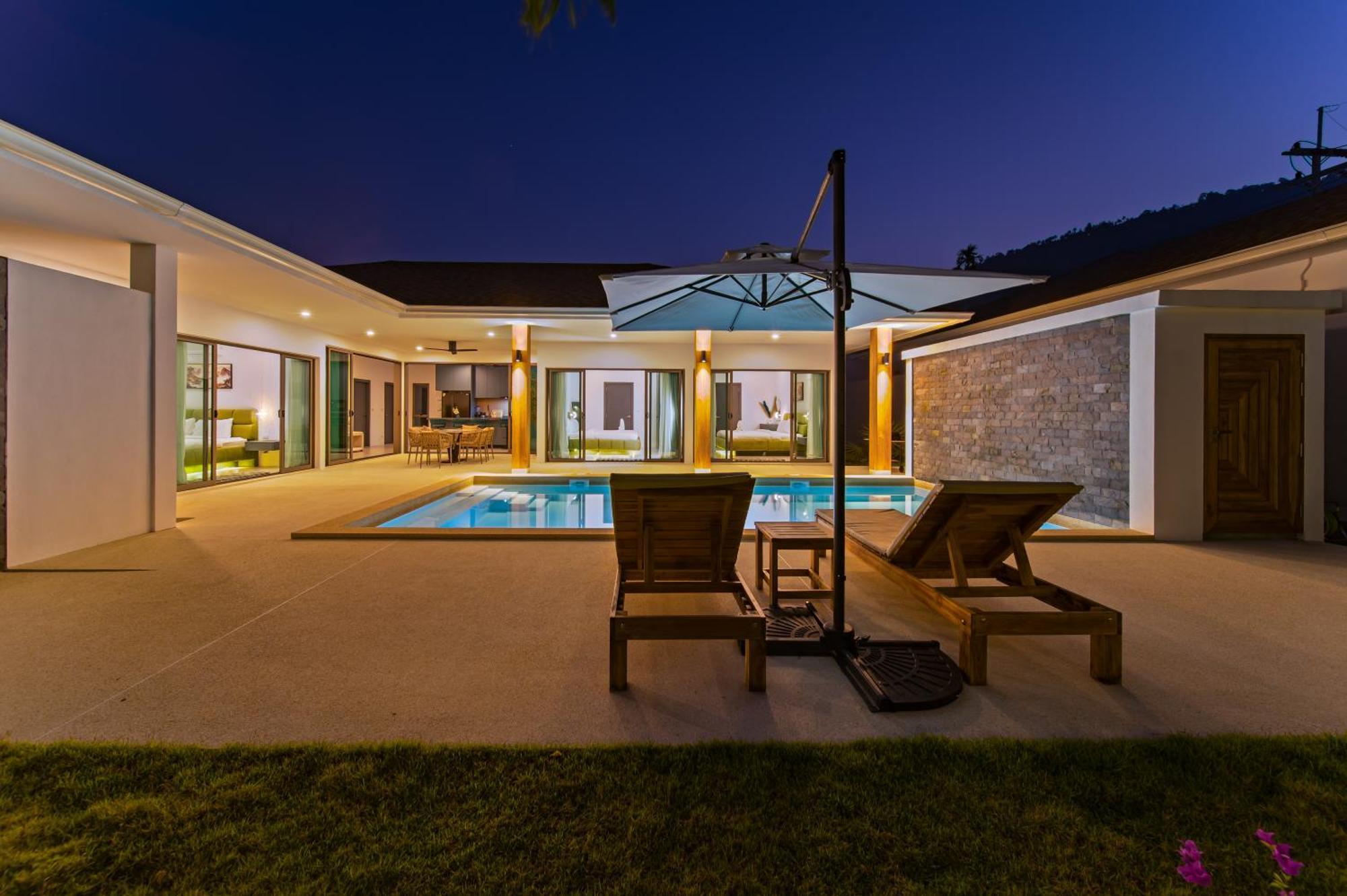 Villa New Luxury 3 Bedroom In Lamai Area , Olive Koh Samui