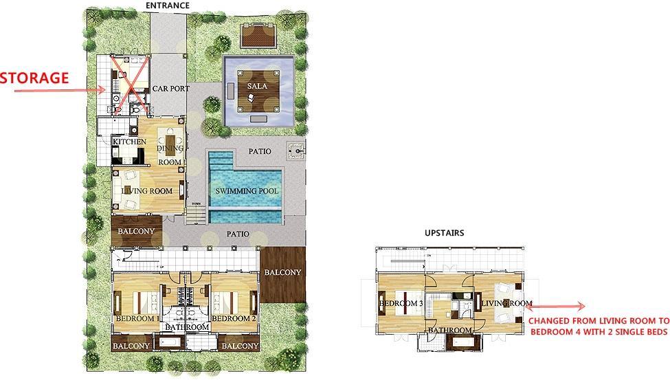 Large 4 Bed Short Walk To Maenam * Mae Nam