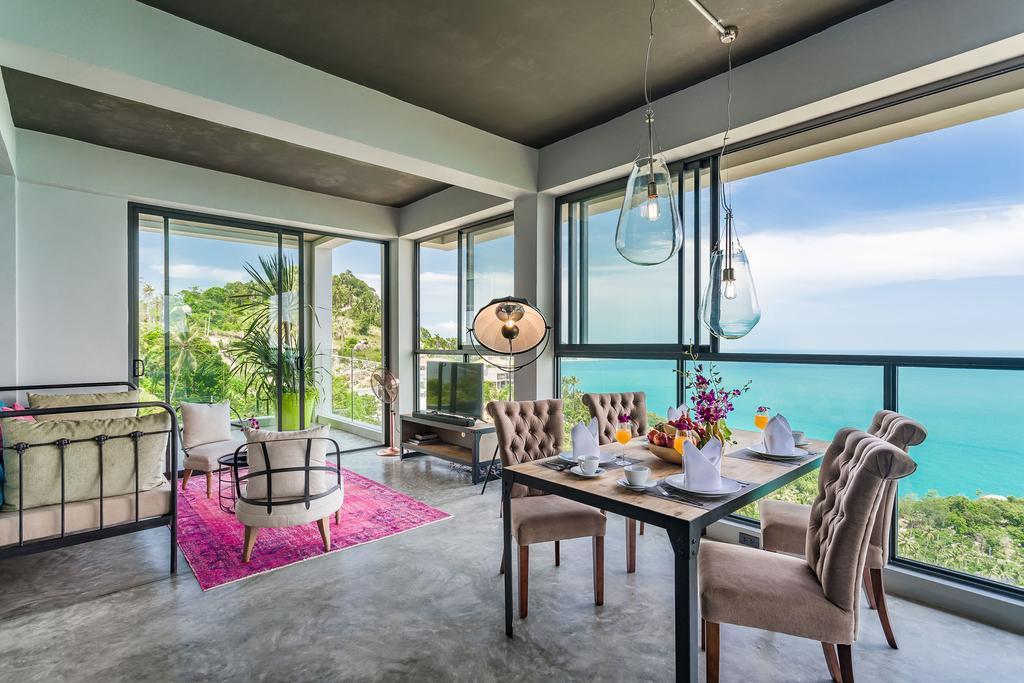 Sky Dream Award Winning Sea View Villa Strand von Chaweng